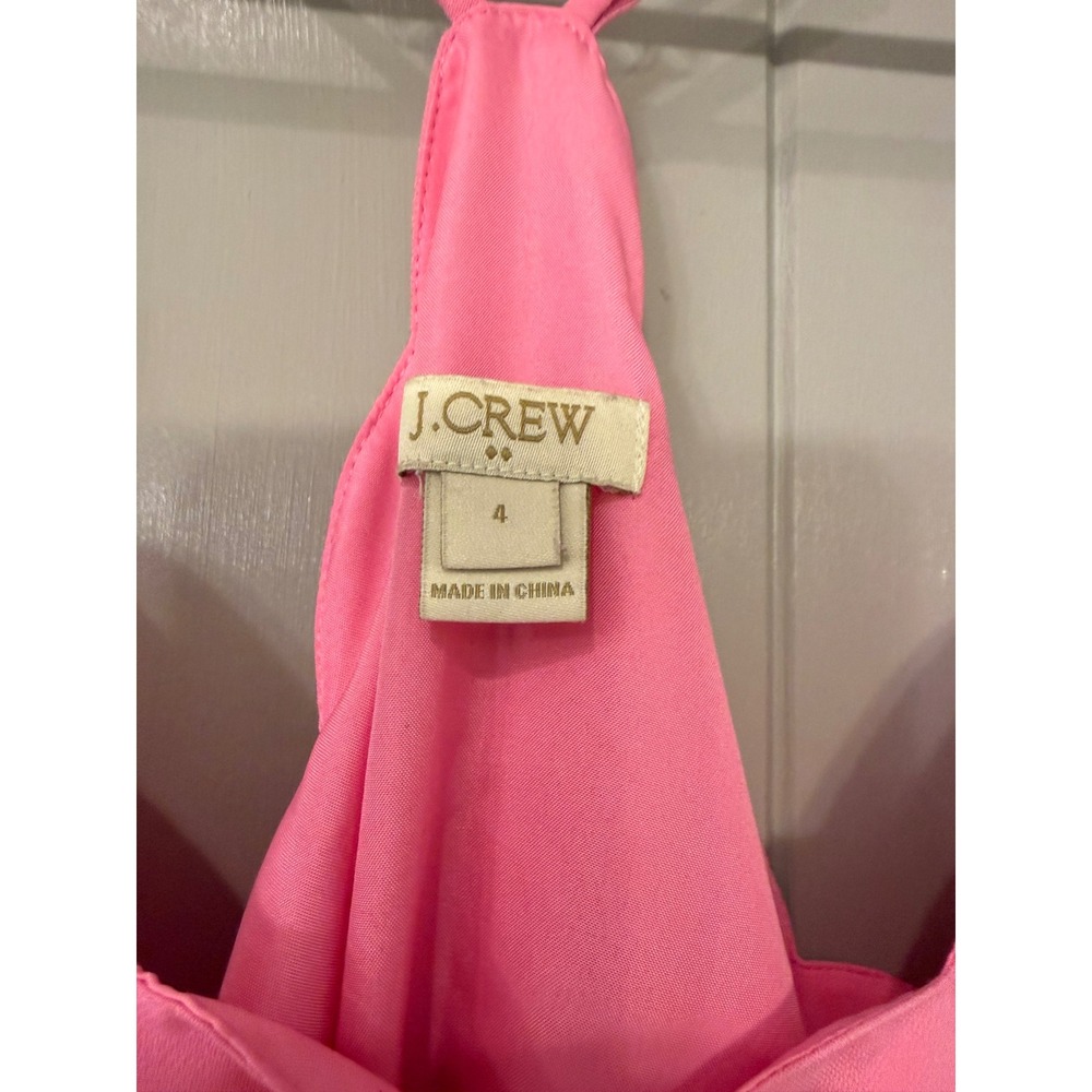 J.Crew Pink Scalloped V-Neck Racerback Camisole Tank Top Womens 4 - Picture 2 of 9